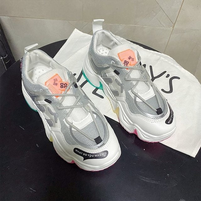 Student mesh soft running shoes