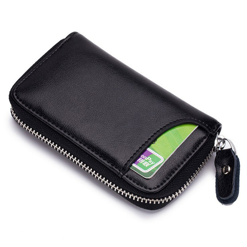 Leather Key Case Multifunctional Car Zipper 