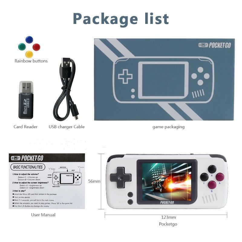 Video Console Retro Handheld, 2.4inch Console, PocketGo 8GB