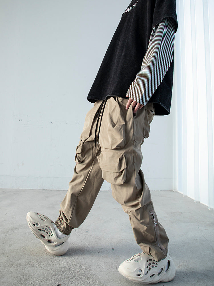 Three-dimensional Tailoring Men's And Women's Multi-pocket Casual 