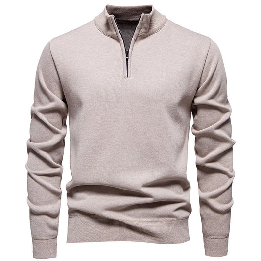 Men's Knitwear Top Half Zipper