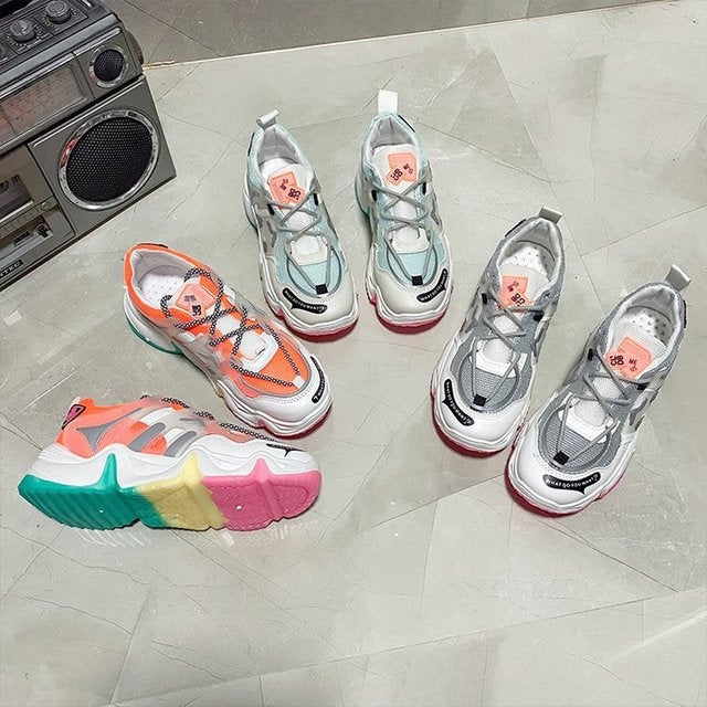 Student mesh soft running shoes