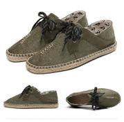 New spring and summer espadrilles comfortable lazy flat casual men's shoes women's shoes life home travel canvas shoes