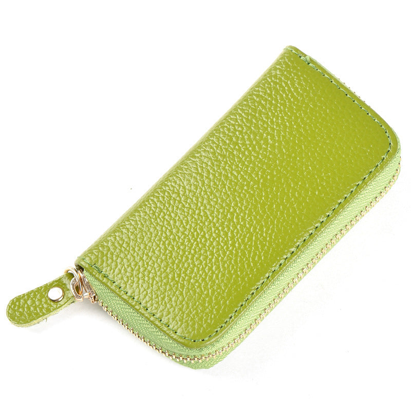 Leather men's card holder car key case @billsdeals.store