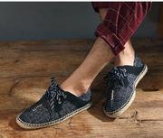 New spring and summer espadrilles comfortable lazy flat casual men's shoes women's shoes life home travel canvas shoes