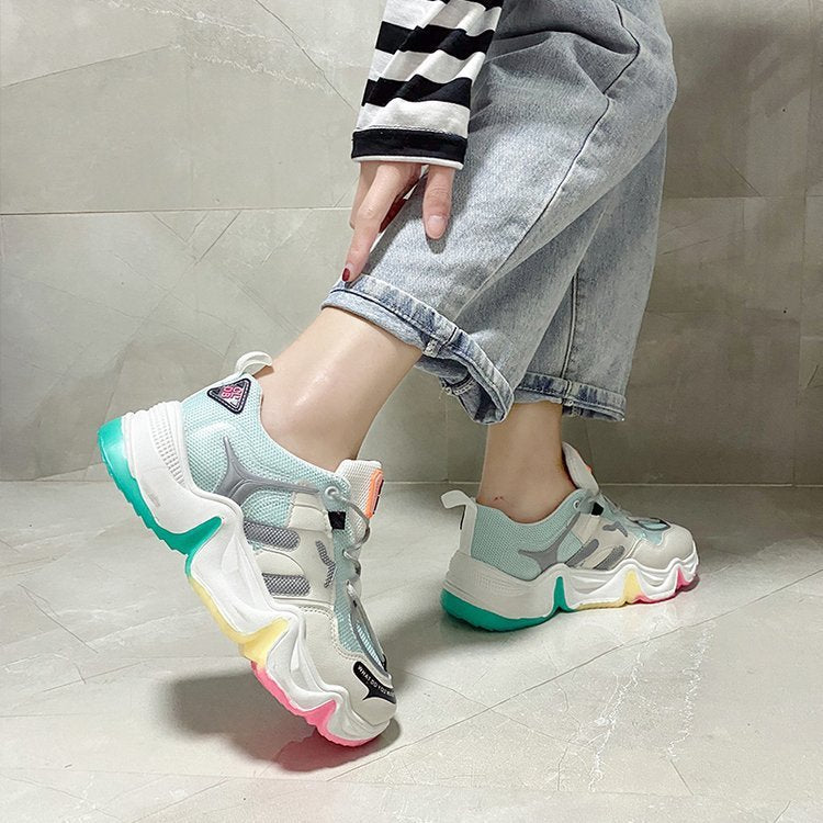 Student mesh soft running shoes