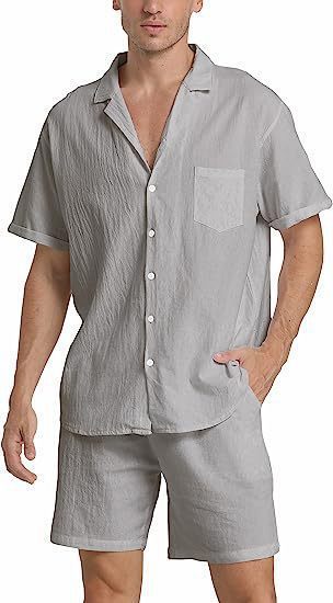 Men's Summer Sports Short-sleeved Shorts Suit @billsdeals.store