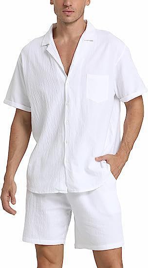 Men's Summer Sports Short-sleeved Shorts Suit @billsdeals.store