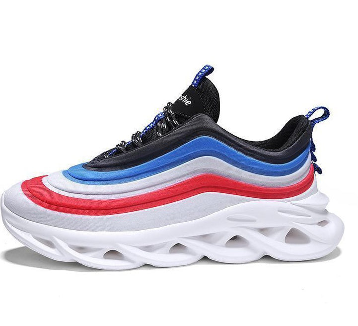 Breathable mesh running shoes