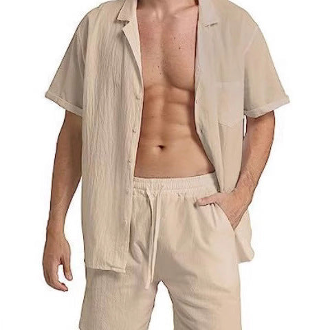 Men's Summer Sports Short-sleeved Shorts Suit @billsdeals.store