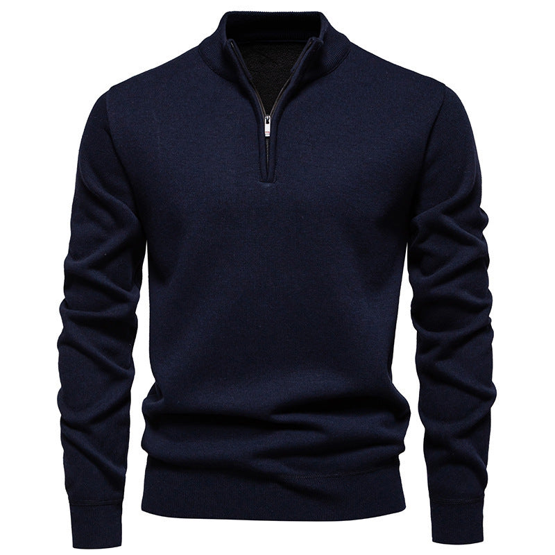 Men's Knitwear Top Half Zipper