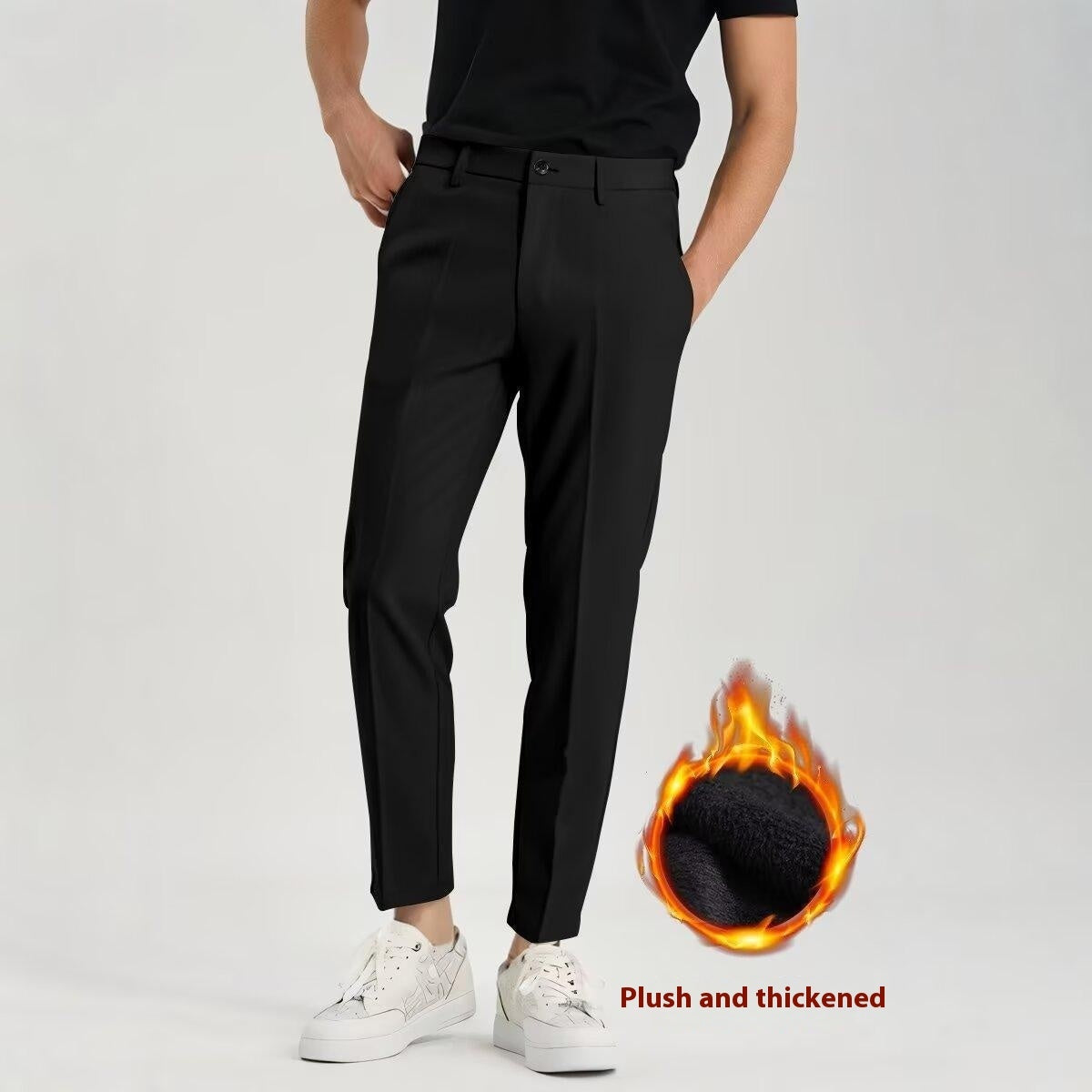 Men's Ankle Tied Pants Versatile Hong Kong Trend Men's Pants