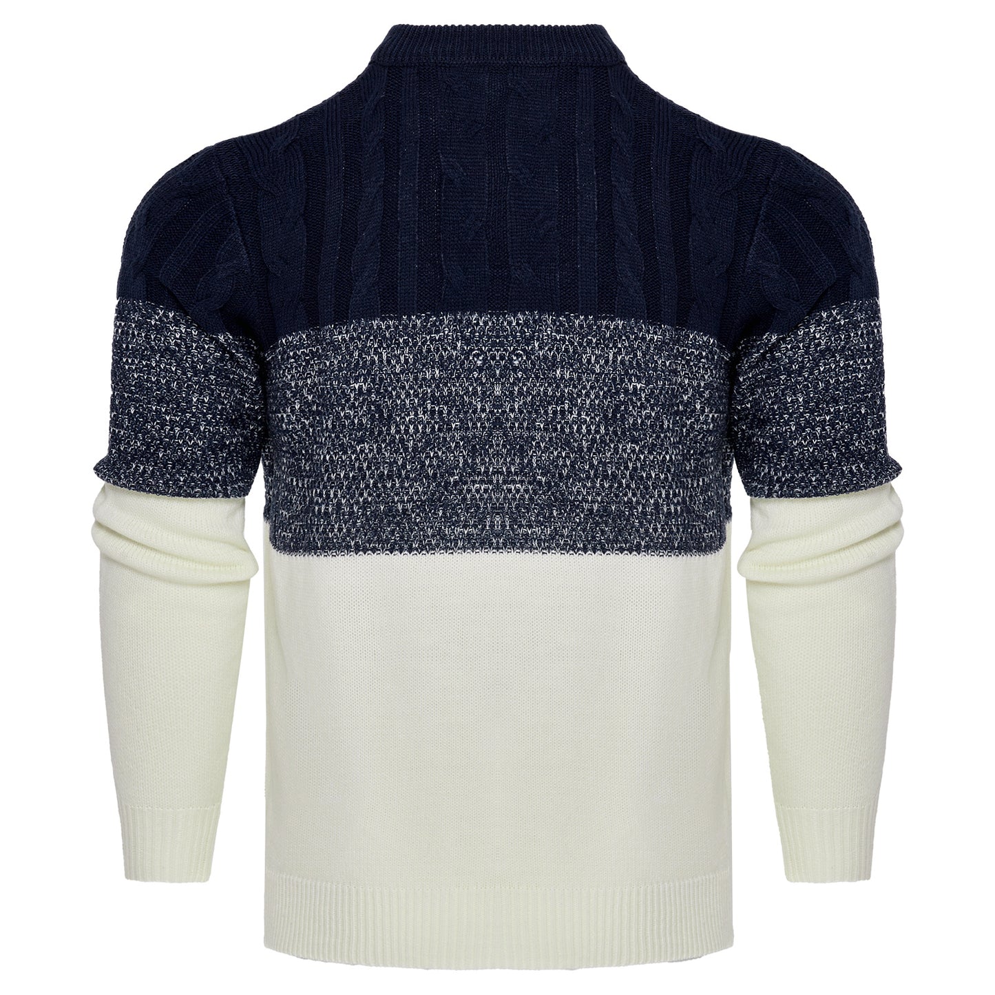 Men's Knitted Sweater Fashion Long-sleeved Pullover Tops Fall And Winter Clothing