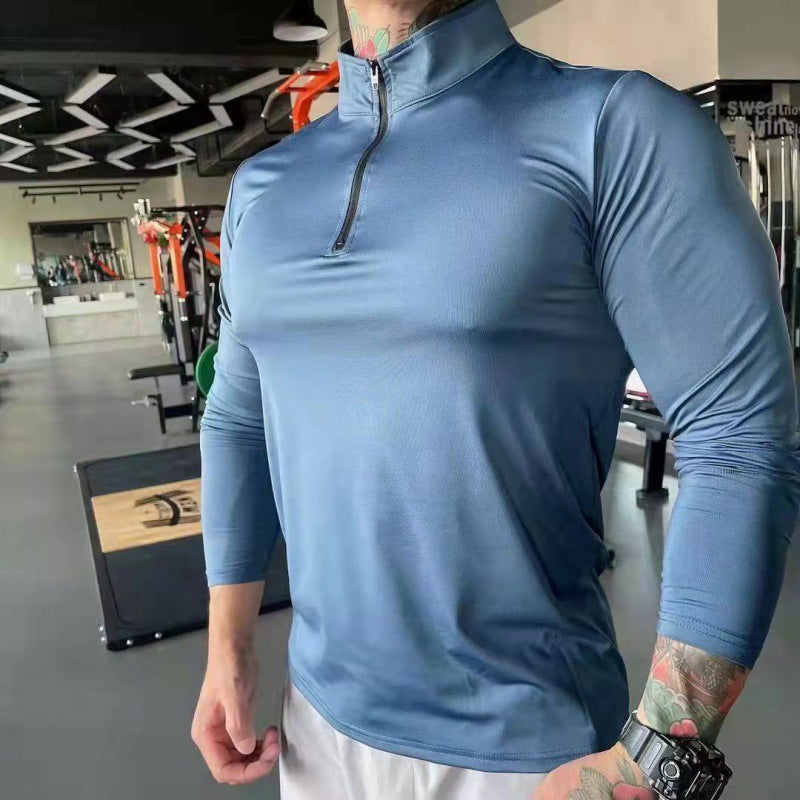 Sports Long-sleeved Men's Quick-drying High-elastic Tights