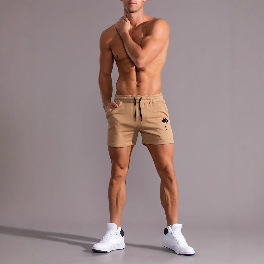 Men's Casual Coconut Printed Sports Shorts @billsdeals.store