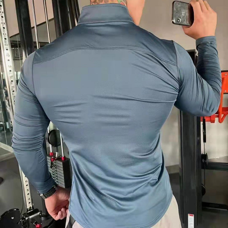 Sports Long-sleeved Men's Quick-drying High-elastic Tights