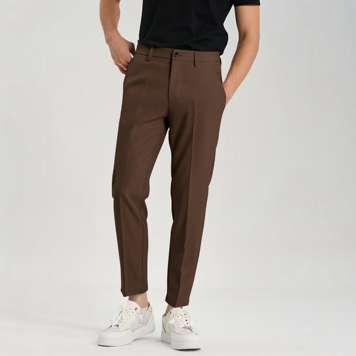 Men's Ankle Tied Pants Versatile Hong Kong Trend Men's Pants