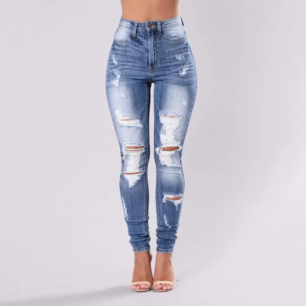 Winter Women's Trend Ripped High Waist StretchButtons Fly Pockets Distressed Women Jeans Ripped Hole Tassel High Waist Denim Pants Streetwear

Description:
High waist and skinny design for pencil jeans can preseJeansBills DealsBills DealsWinter Women's Trend Ripped High Waist Stretch