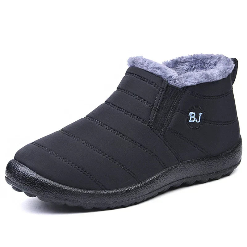 Women's Boots Warm Fur Winter Boots Fashion Men's Waterproof Snow