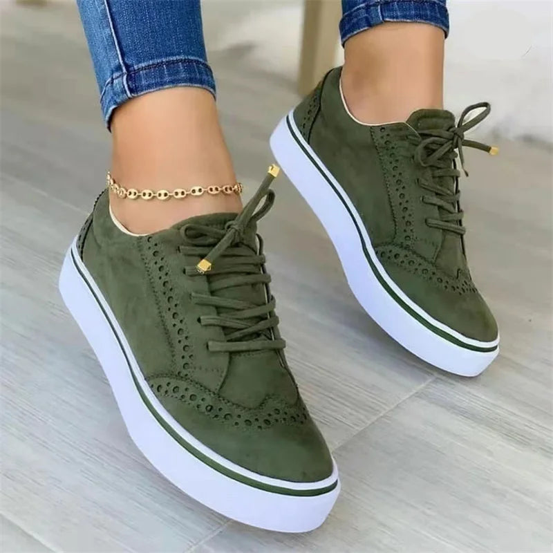 New Women's Low-top Vulcanized Shoes Round