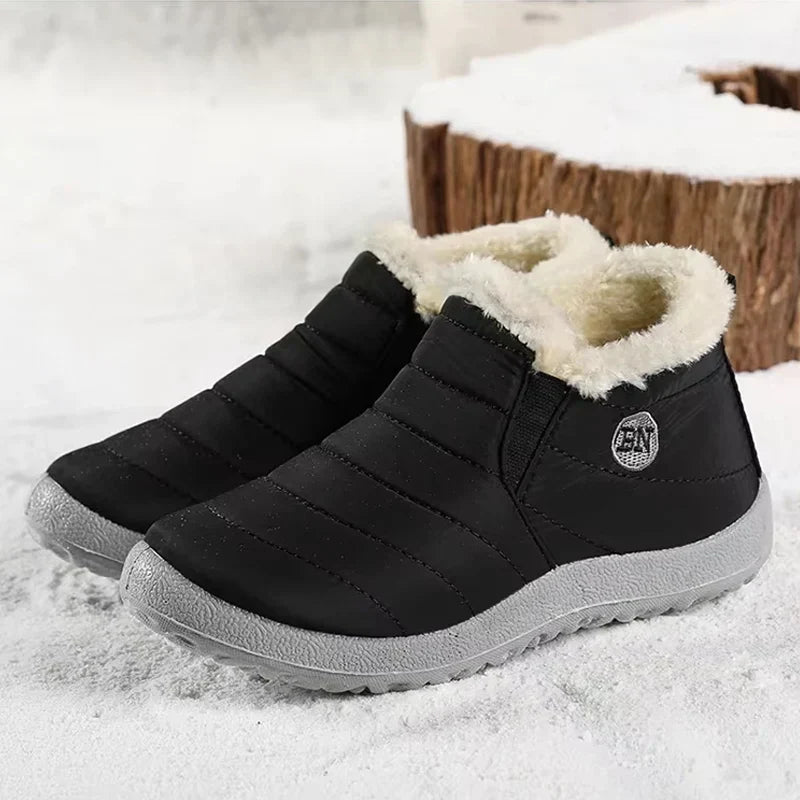 Women's Boots Warm Fur Winter Boots Fashion Men's Waterproof Snow