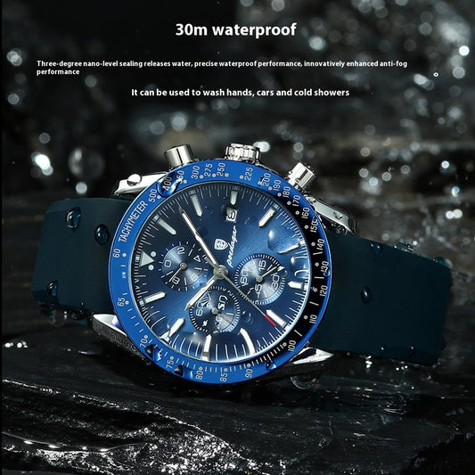 Multifunctional Waterproof Luminous Men's Watch