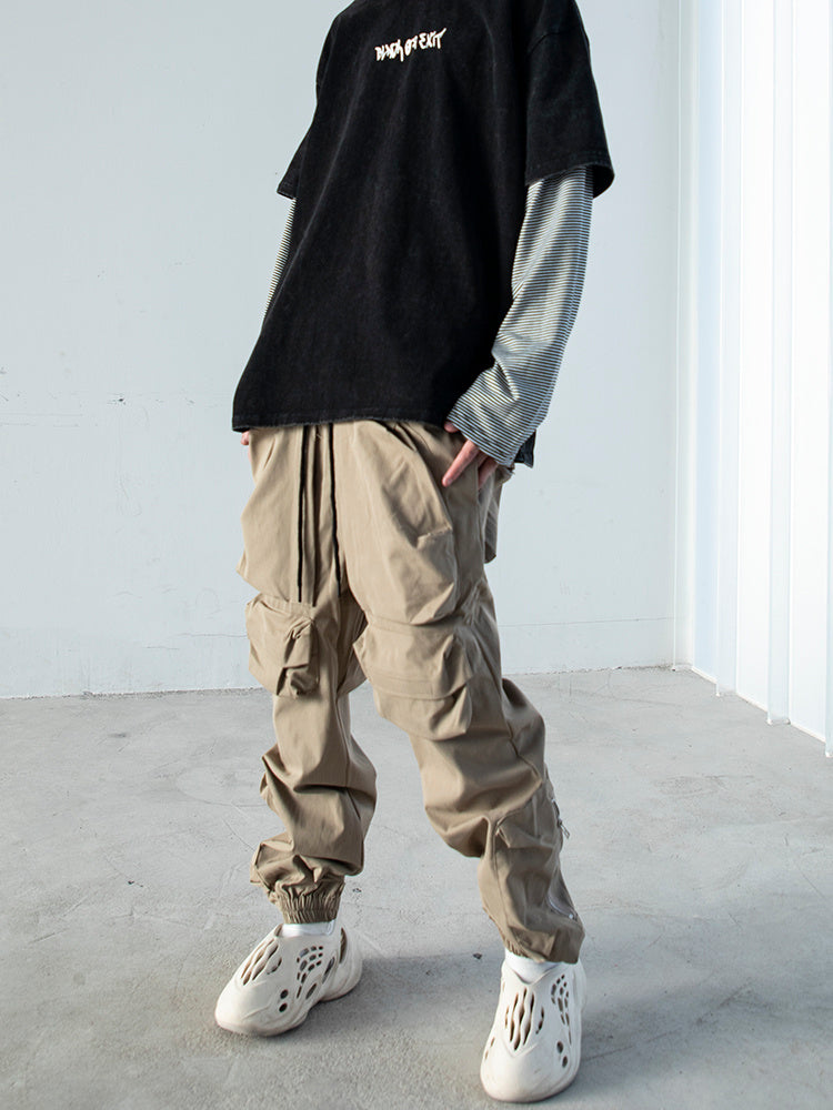 Three-dimensional Tailoring Men's And Women's Multi-pocket Casual 