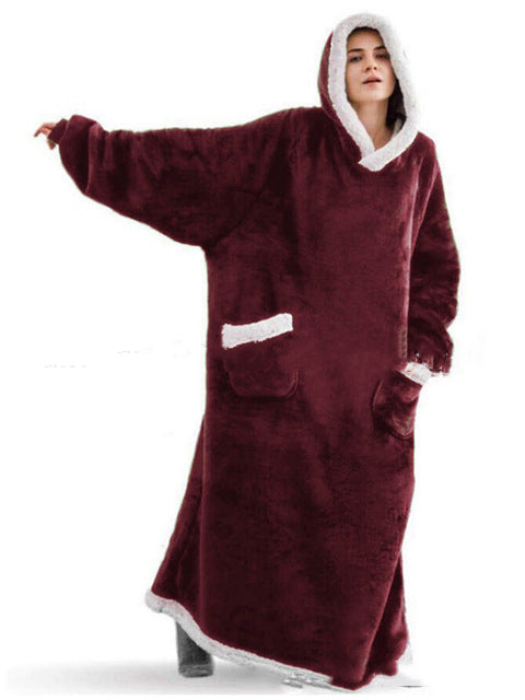 Winter TV Hoodie Blanket Winter Warm Home Clothes Women Men Oversized.Overview:Unique design, stylish and beautiful.Good material, comfortable wear.A variety of colors, any choice.Product information:Product category: pajamasFabric namBills DealsBills DealsWinter TV Hoodie Blanket Winter Warm Home Clothes Women Men Oversized.