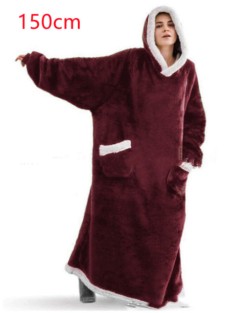 Winter TV Hoodie Blanket Winter Warm Home Clothes Women Men Oversized.Overview:Unique design, stylish and beautiful.Good material, comfortable wear.A variety of colors, any choice.Product information:Product category: pajamasFabric namBills DealsBills DealsWinter TV Hoodie Blanket Winter Warm Home Clothes Women Men Oversized.