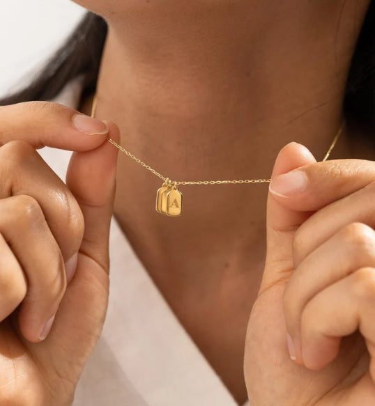 Ladies' Multi-layered Initial Necklace