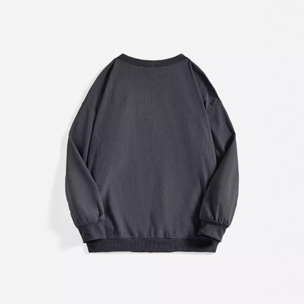 European American Fashion Floral European American Fashion Floral Print Loose Version Long Sleeve T-sLoose Version Long Sleeve T-srt