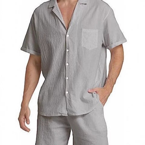 Men's Summer Sports Short-sleeved Shorts Suit @billsdeals.store
